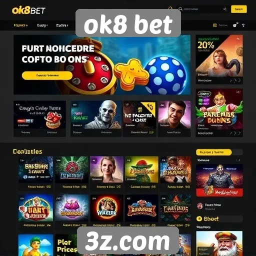 novidades no layout do site ok8 bet
